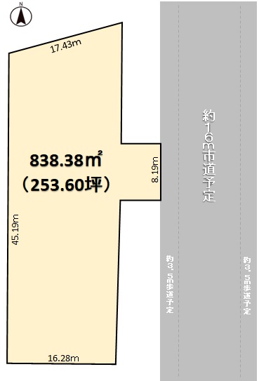 福井市北四ツ居町 売土地