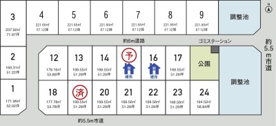 《ガーデンスクエア広瀬》越前市広瀬町分譲地